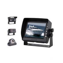 5.6 Inch LCD CVBS Multi-languages Front Car Sunvisor Monitor With Remote Control Function